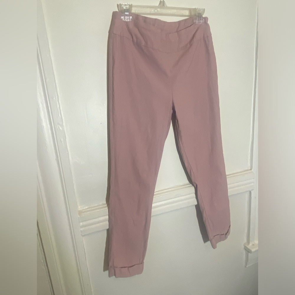 Pretty Pink Cropped Dress Pants Size 12